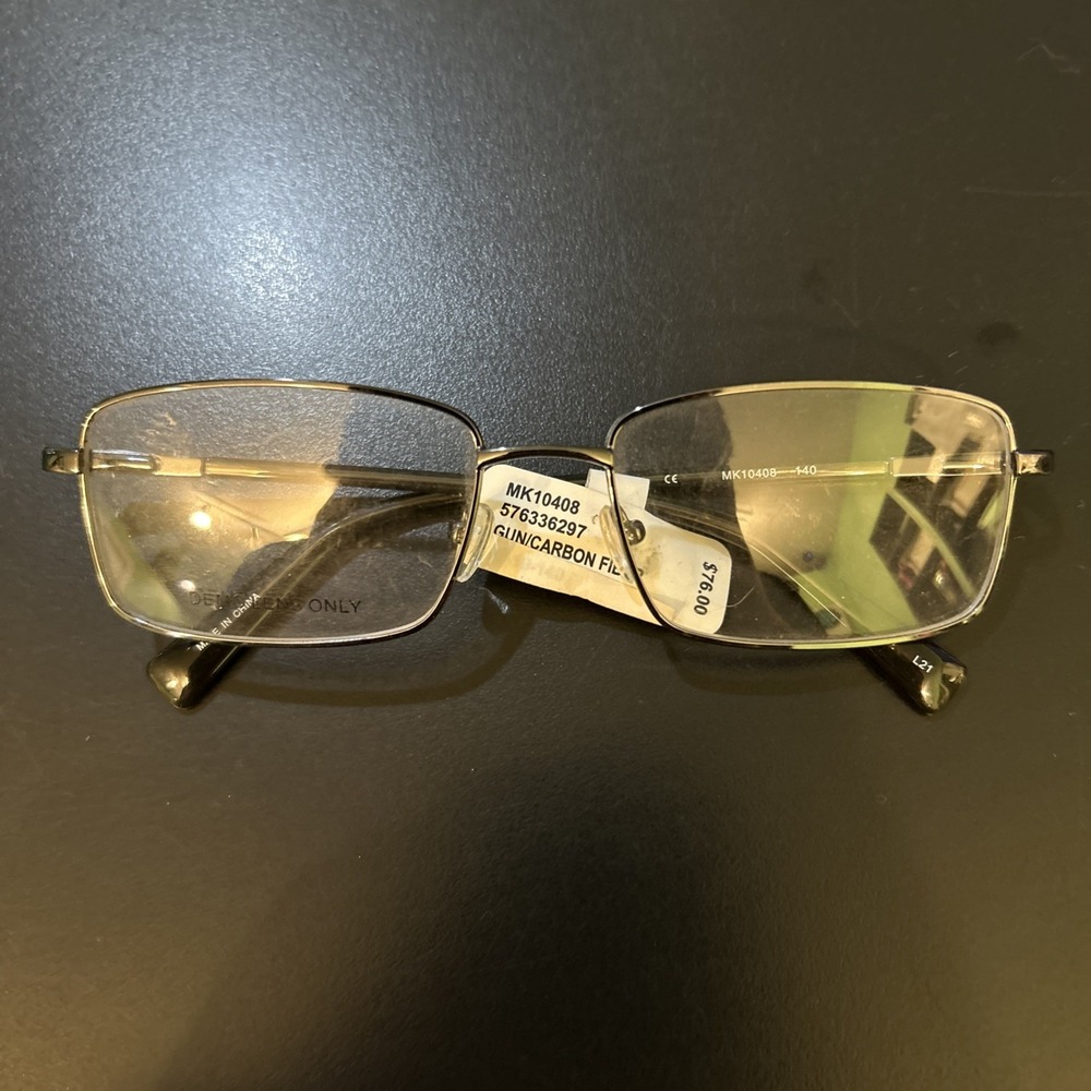 Walmart Men's Eyeglasses MK10408 Gun Carbon Fiber 57 18 140 NWT Frames Only